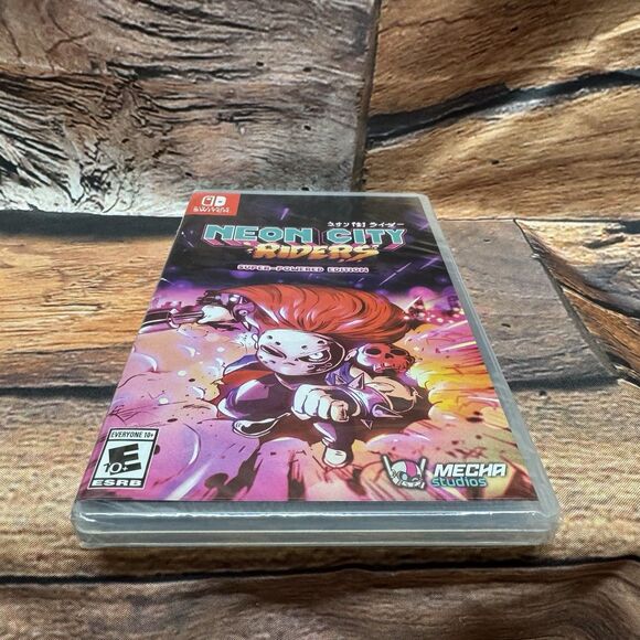 Neon City Riders Super-Powered Edition Nintendo Switch Physical Sealed LRG New - Picture 6 of 6